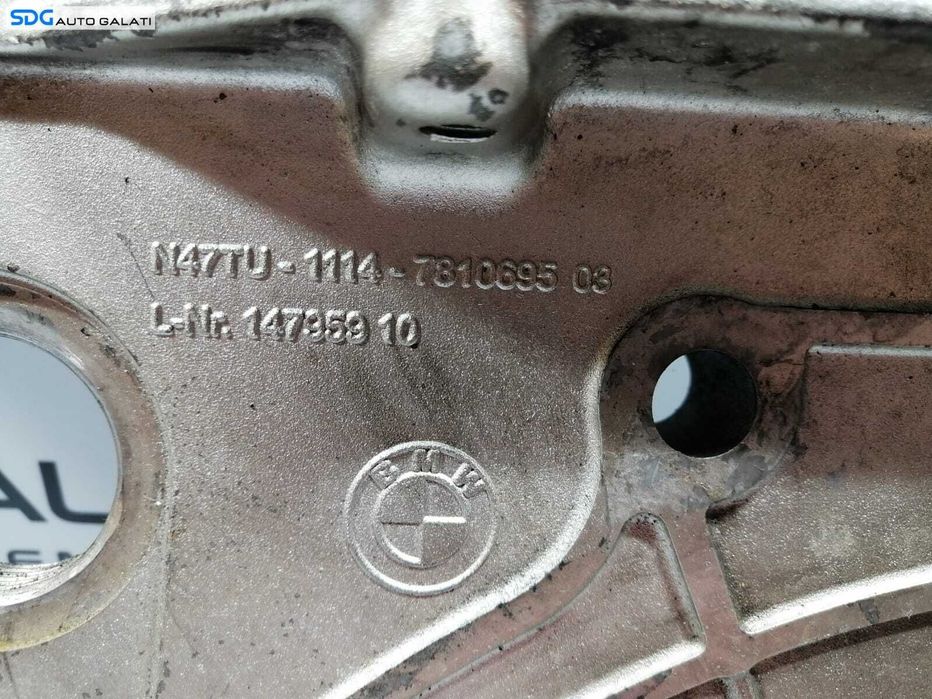 Capac cu Senzor Pozitie Vibrochen Arbore Cotit BMW Seria 1 E81 E82 E87 E88 118 120 2.0 D N47 2007 - 2013 Cod 1114781069503 14795910 7810695 [V0723]