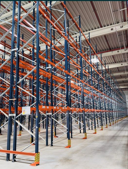 Rafturi metalice industriale pt paleti second-hand lichidare de stoc