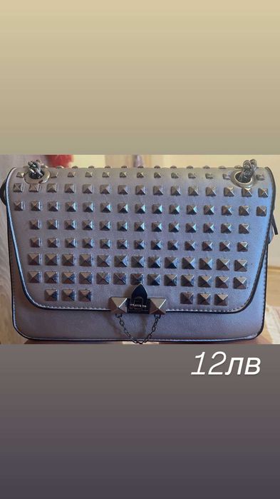 Средна сива чантичка