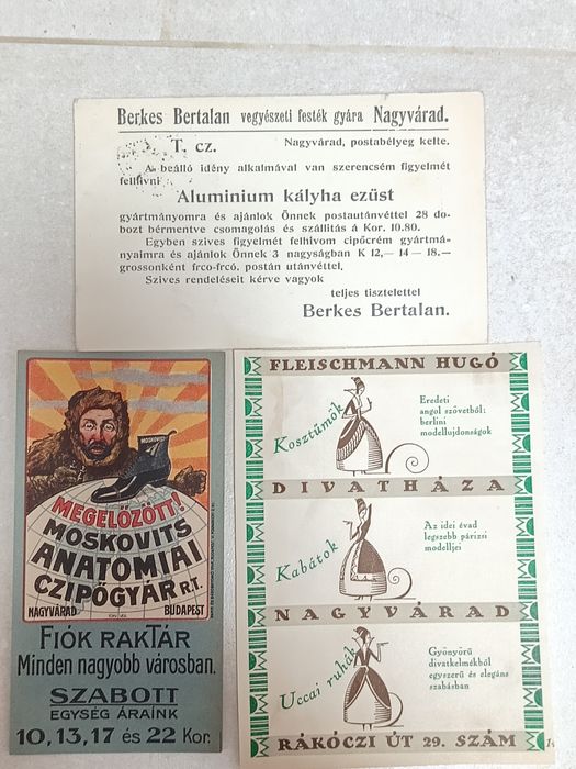 Reclama, fluturase, antica nagyvarad oradea