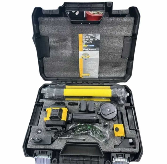 4D ЛАЗЕРЕН НИВЕЛИР с 16 линии (четири точков) самонивилиращ се
