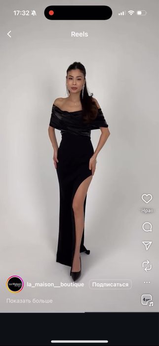 Эффектное вечернее платье