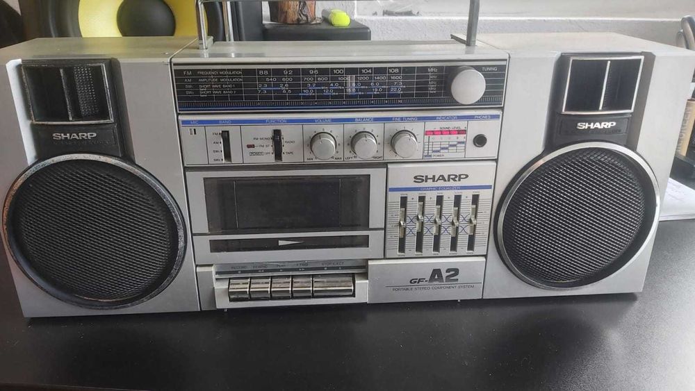 Ретро касетофон Sharp GF-A2Z - Made in Japan - Отлично състояние