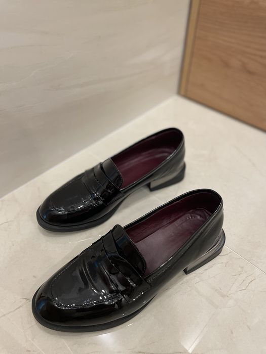 Loafers din piele naturala de lac