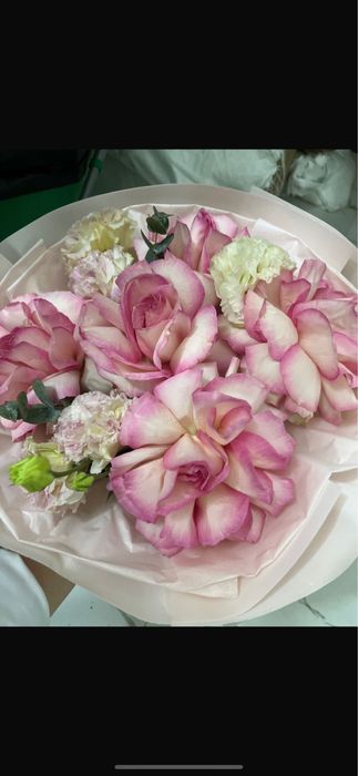 Цветы свежий прям 19:00 келген гул уступка бар