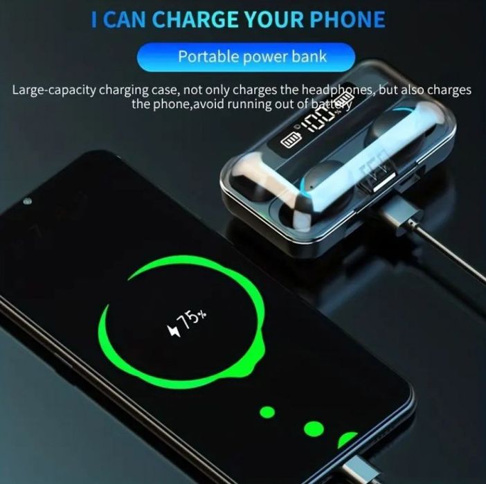 Намаление! Безжични слушалки Powerbank