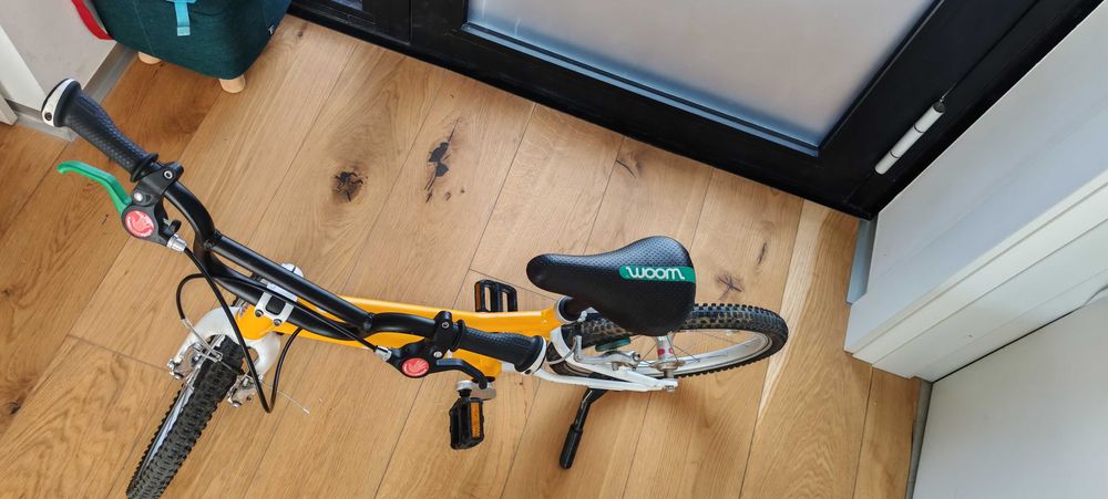 Bicicleta Woom 3 galbenă