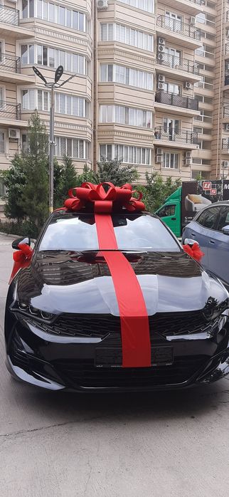 Бантик под заказ специальный подарочный лента красная