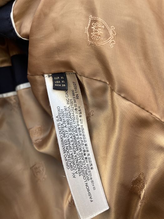 Дамско тъмносиньо яке Massimo Dutti
