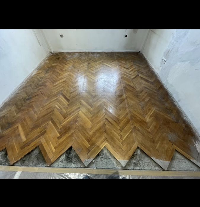 Стар дъбов паркет “Тича”