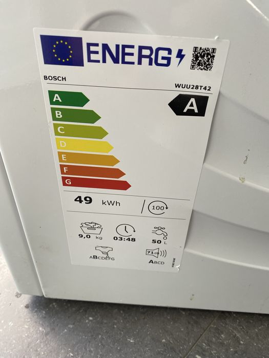 Пералня Bosch Serie 6 WUU28T42 9 кг.