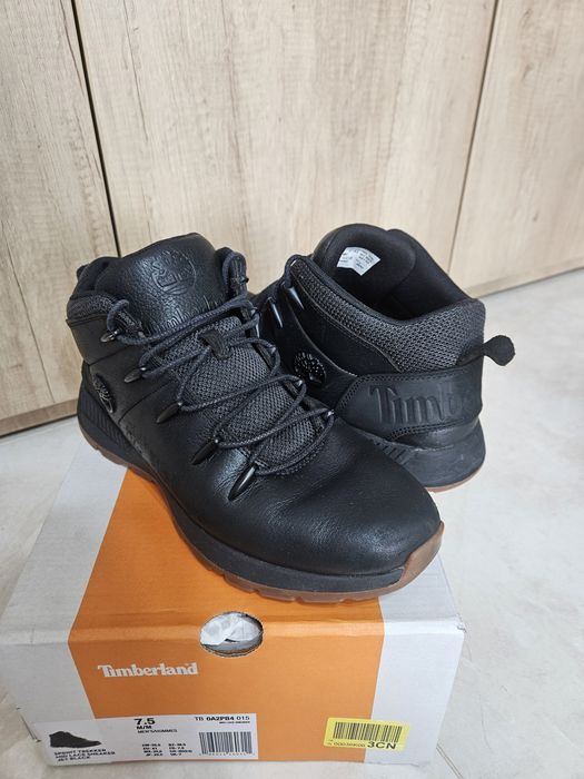 Bocanci/ghete Timberland 41 sprint trekker mid lace sneaker jet black