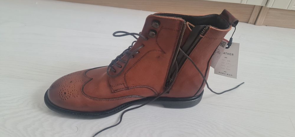 Ghete piele Zara noi