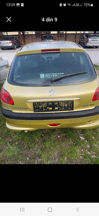 Dezmembrez peugeot 206 1.4 hdi