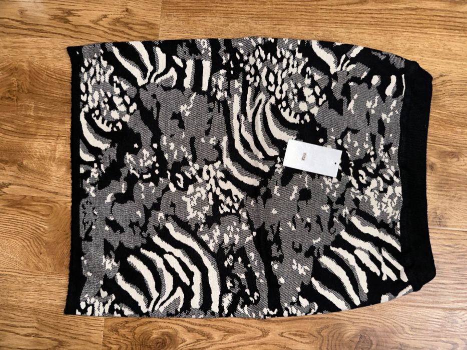 Юбка теплая с принтами