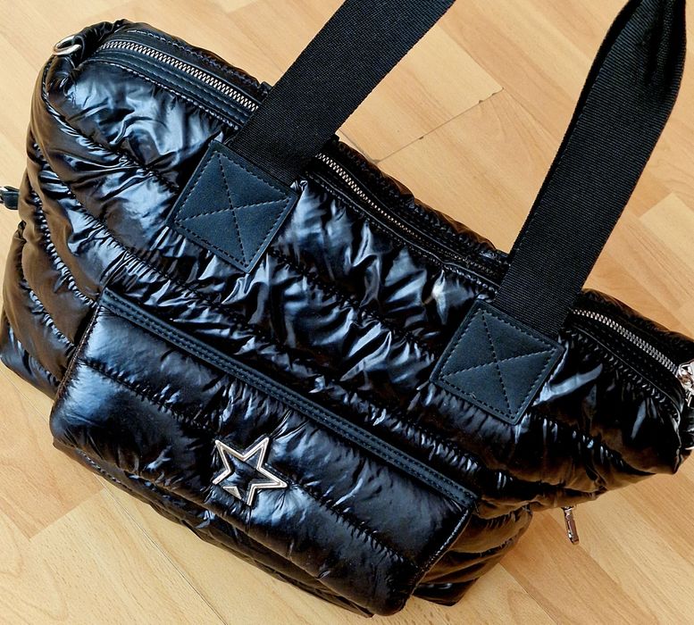 Geanta damă super model import Italia, feronerie metalica, int.inscrip