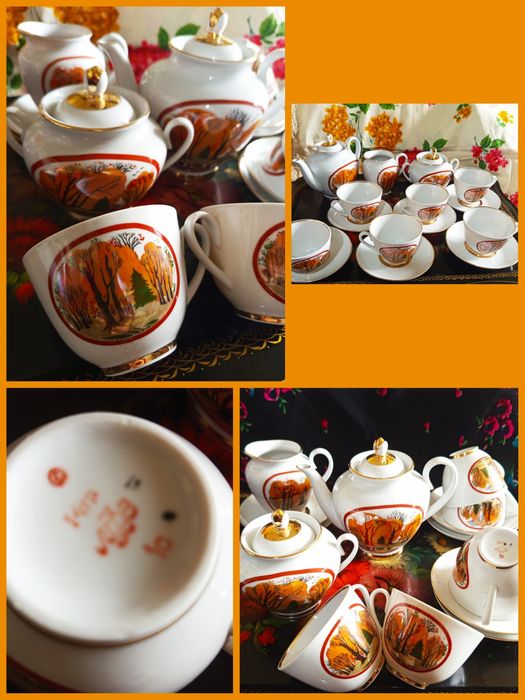 Чайные сервизы,ЛФЗ, Дулево