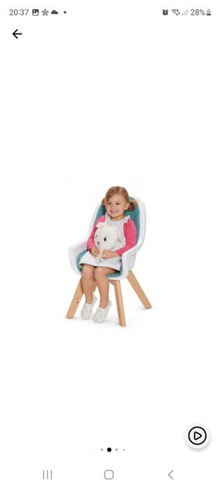 Vand scaun masa copii Kinderkraft TIXI