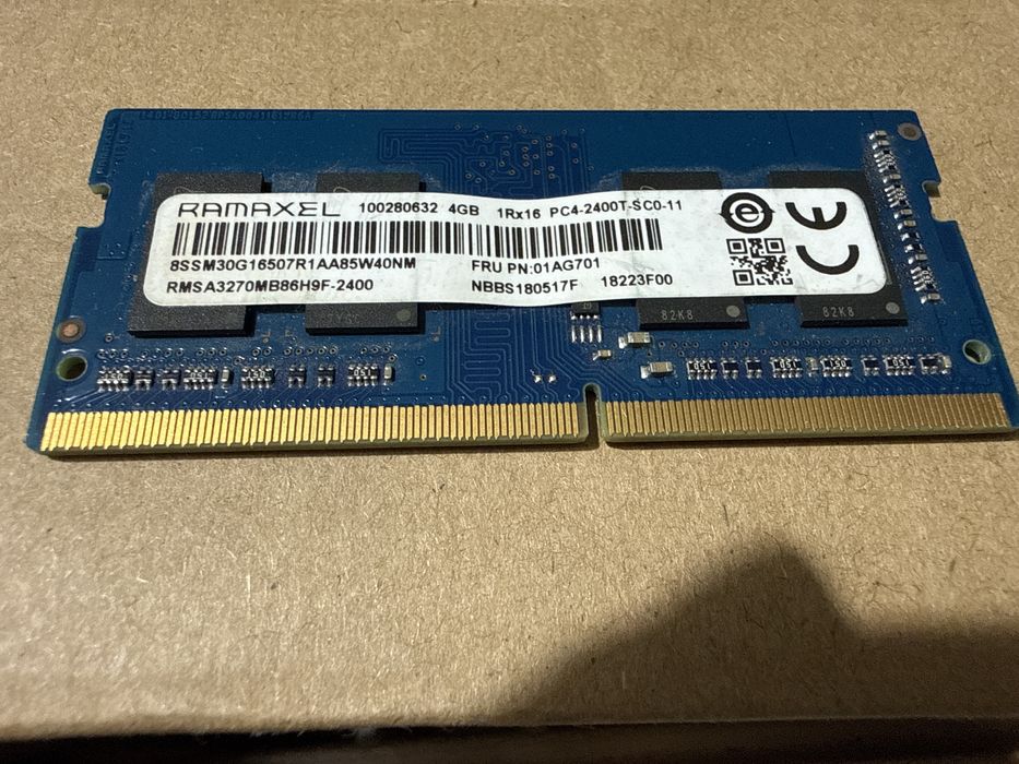 RAM DDR4 SODIMM 4GB-2400MHz (Leptop)