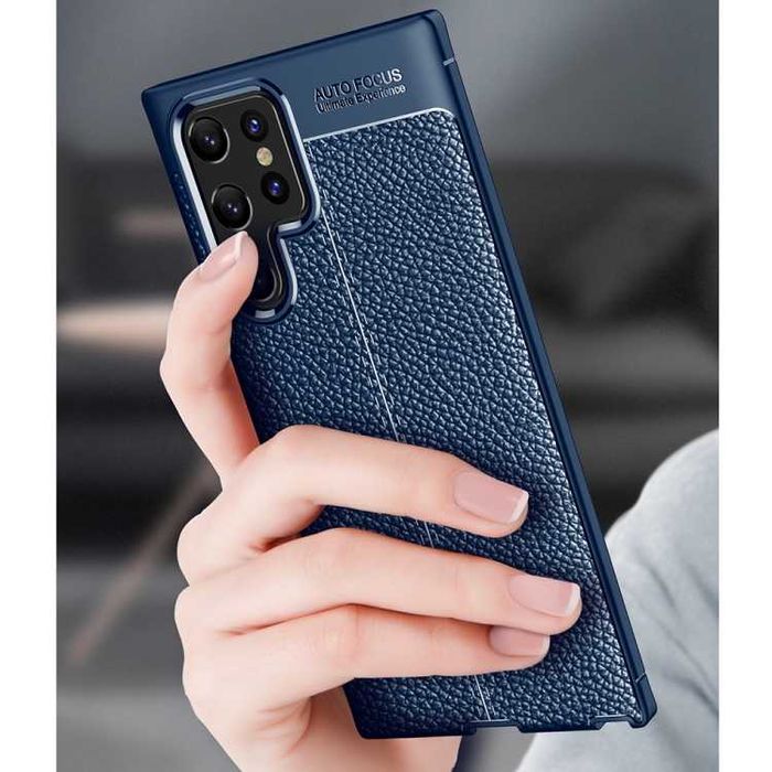 Husa Antisoc model PIELE pt. Samsung S22 , S22 Plus , S22 Ultra 5G