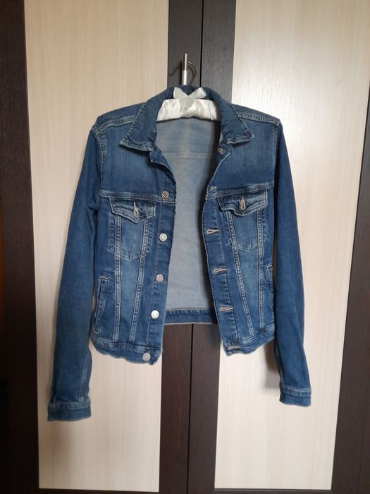 Дамско дънково яке