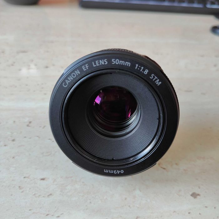 Obiectiv foto Canon EF 50mm f/1.8 STM Nou