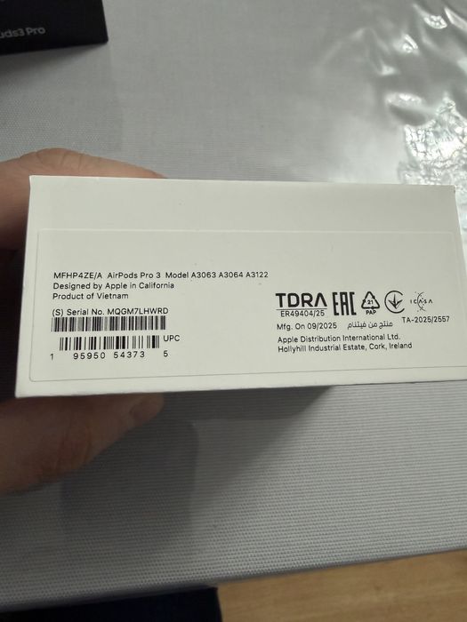 Apple AirPods Pro 3,НОВЫЕ,чек имеется