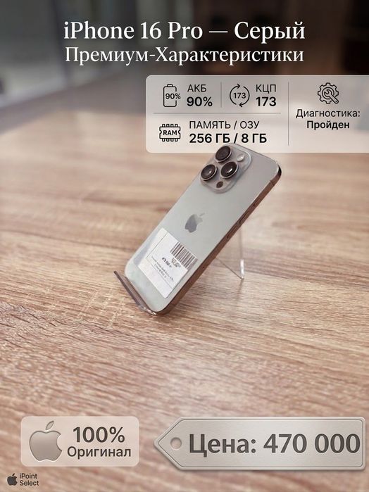 Смартфон Apple iPhone 16 pro