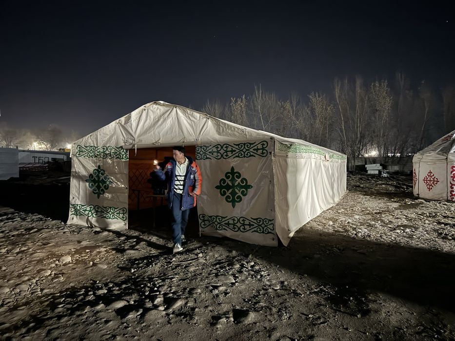 Аренда палатка юурта  стол пасуда