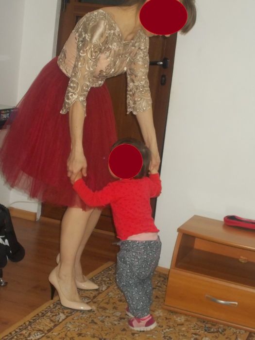 Set rochite fete bebe 3-6 luni si 11-14 ani XS botez Raluca Martinescu