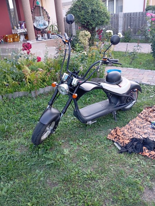 Vând motocicletă electrica chopper model M1 shansu fabricat in 2021