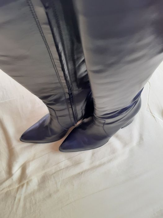 Дамски ботуши от естествена кожа