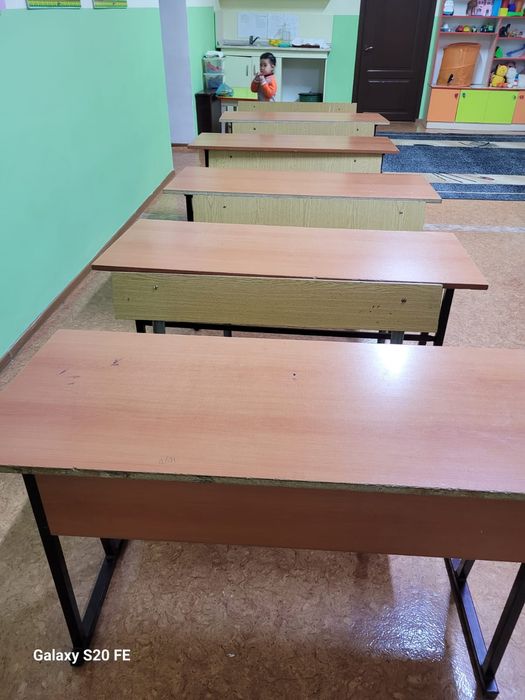 Парты, скамейки, комплект