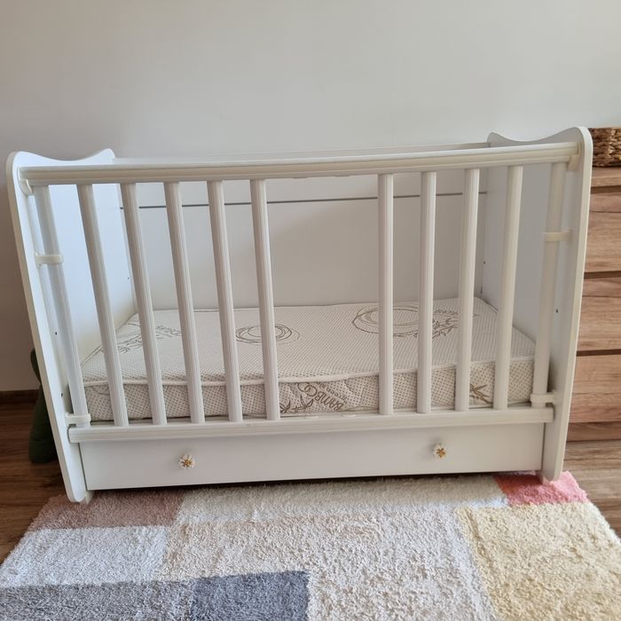 Легло-люлка (кошара) Lorelli Classic 60/120 см + матрак Bamboo