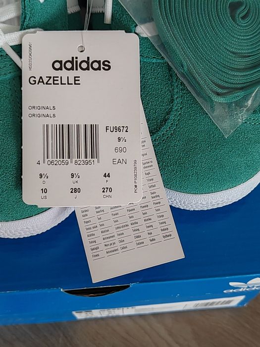 Adidas Gazelle originali verzi