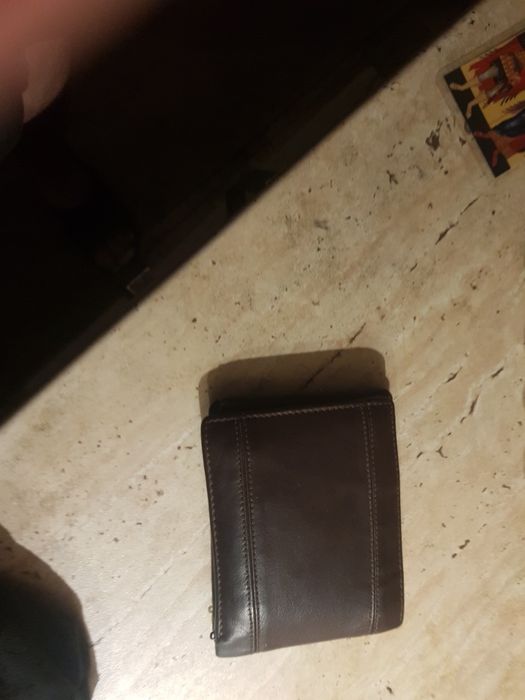 Portofel bărbați piele naturală Maro