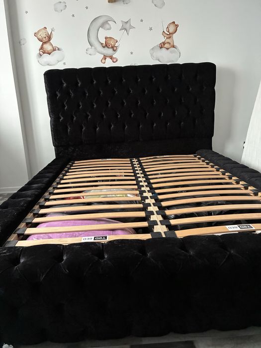 Легло спалня  180/220 с матрак и подматрачна рамка  140/190, като ново