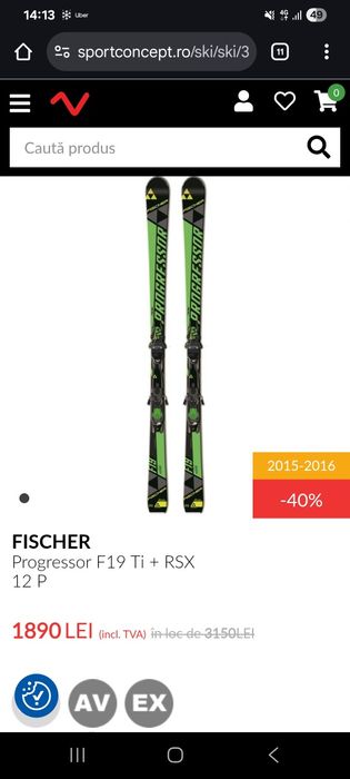 Vand ski Fischer PROGRESSOR F19