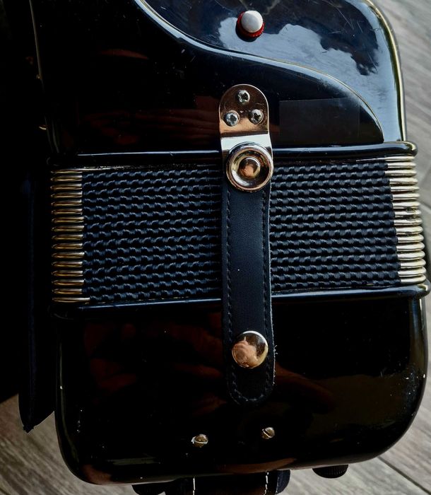 Acordeon Hohner Lucia 4 P  negru cu 96 de  basi