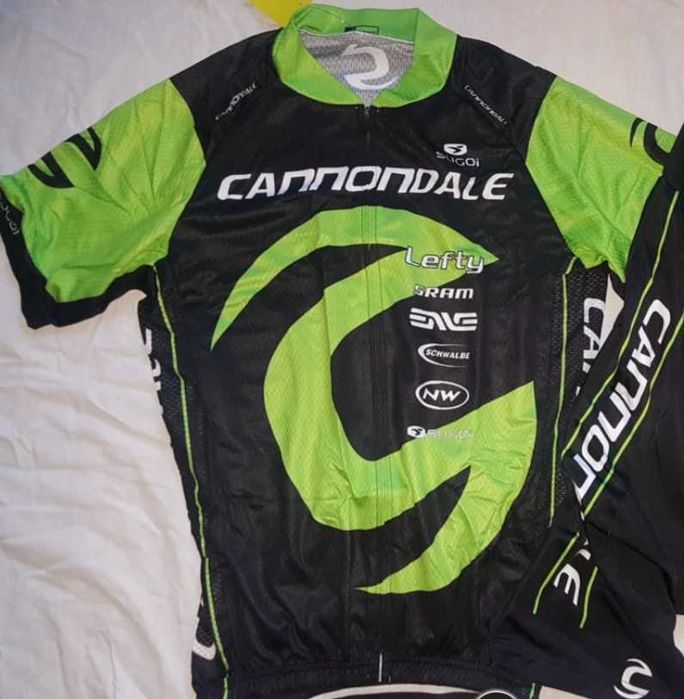 Echipament ciclism Cannondale Cube Santa Cruz NOU set tricou si pantaloni