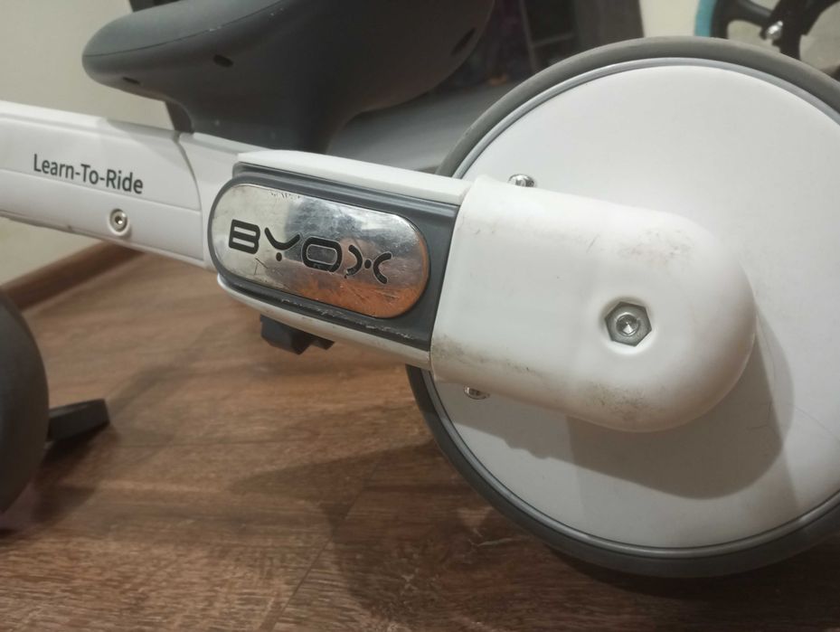 BYOX Мини баланс триколка 2в1 LEARN TO RIDE БЯЛА