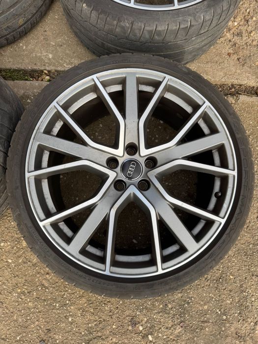 Vând set 4 jante originale Audi Sport echipate cu anvelope Dunlop Maxx Sport