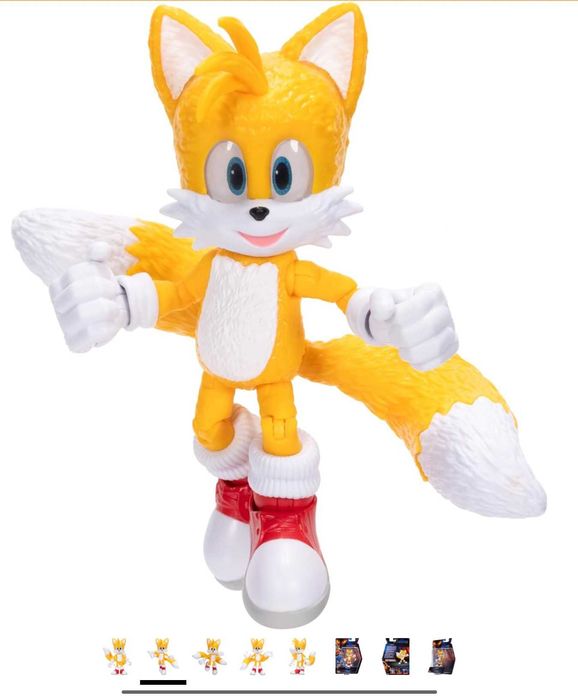 Нова, оригинална, колекционерска Тейлс фигурkа от фирма Jakks Pacific 12,7 cm Sonic 3 Tails