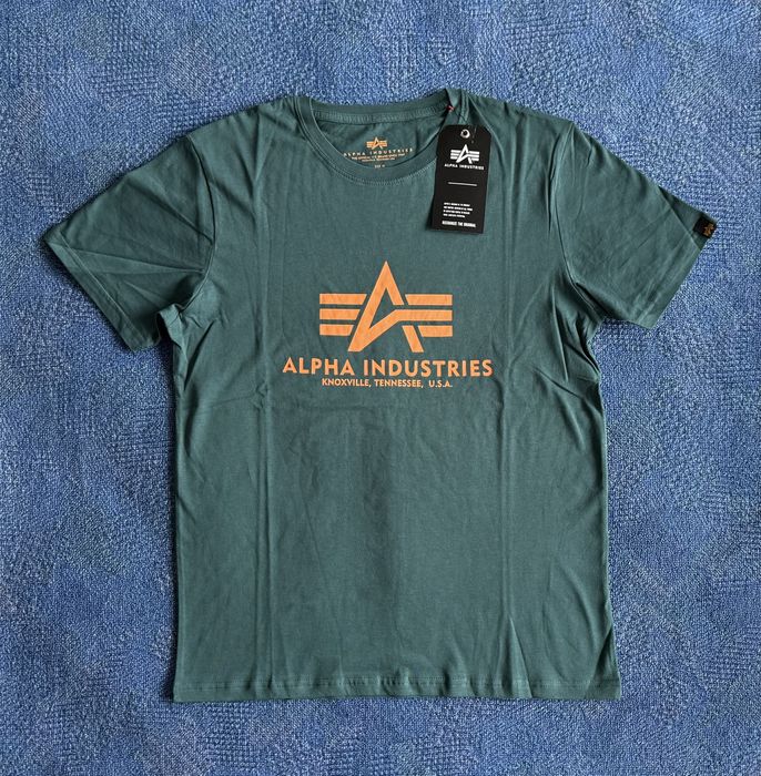 Alpha Industries Logo Basic T-Shirt ОРИГИНАЛНИ мъжки тениски - M/XL