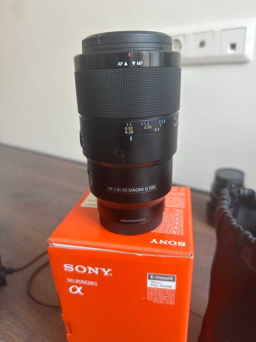 Sony FE 90mm f/2.8 Macro G OSS – Пълен комплект