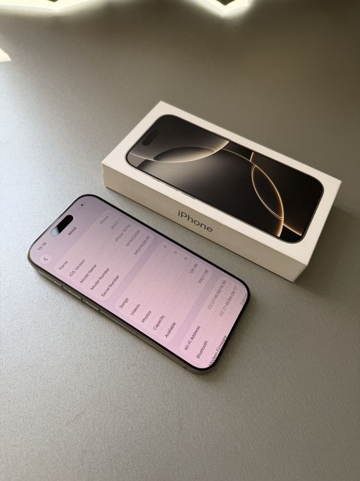 КАТО ЧИСТО НОВ Iphone 16 Pro Natural Titanium
