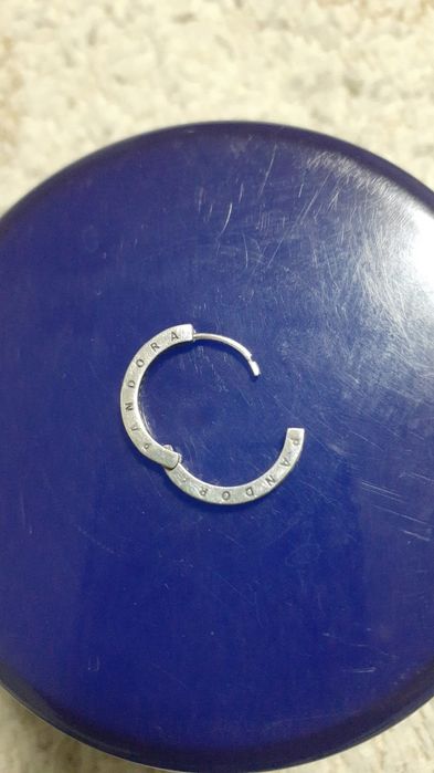 Серьга "PANDORA"  925 проба