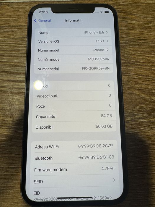 Iphone 12 80% baterie