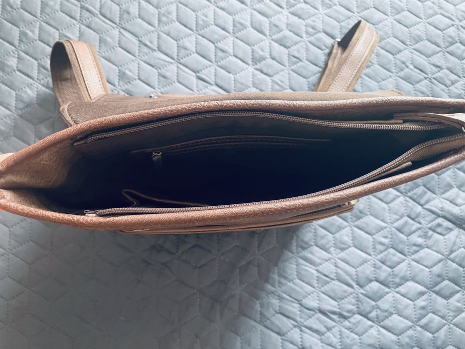 Rucsac de piele maro