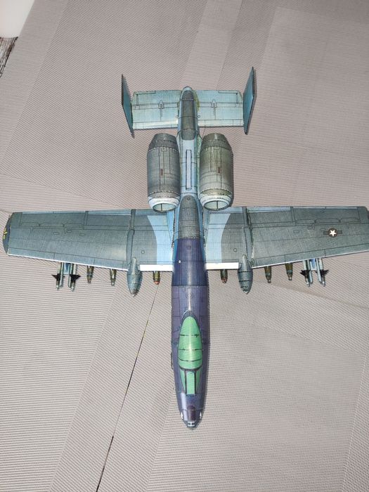 Macheta avion din carton A-10 Thunderbolt ll